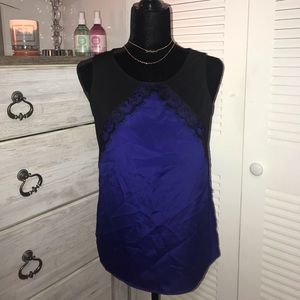 Worthington Lace Trim Tank Top Women’s Size Small Sleeveless Blouse